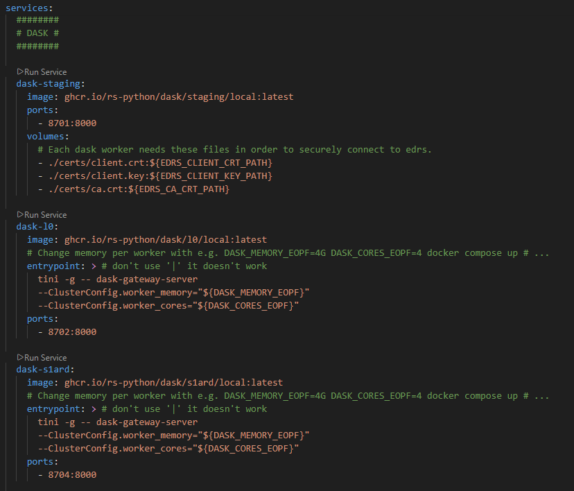 Screenshot of Dask architecture in local mode